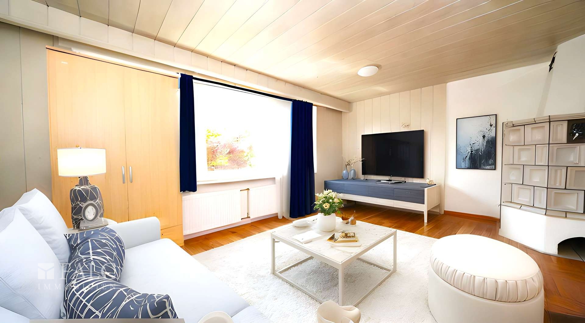 Wohnzimmer EG Visualisiert